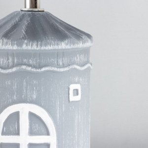 Настольная лампа «Мейзон» E14 40 Вт серый 22.5x22.5x33.5 см RISALUX