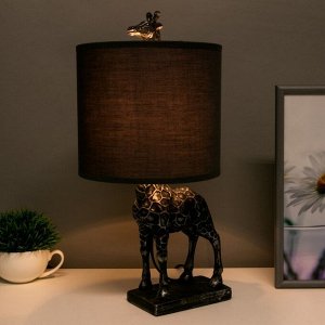 Настольная лампа "Жираф" E27 40Вт серебро 20х23х42 см
