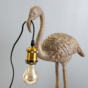 Настольная лампа "Фламинго" Е27 40Вт золото 41,5х41,5х66,5 см RISALUX