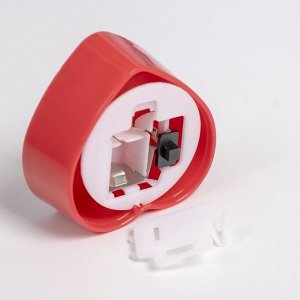 Светодиодная свеча, ночник LED RISALUX «Свеча сердце», 0.5 Вт, от батареек 3xAG10, красный, 5x5x4 см