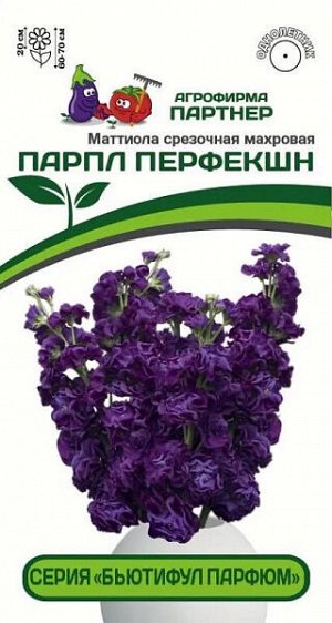 Маттиола срезочная махровая Парпл Перфекшн