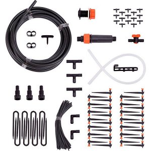 Капельный полив ЖУК от емкости с регулируемыми капельницами на 30 растений