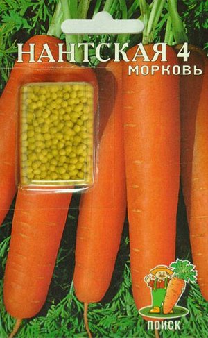Морковь Нантская 4 (дражированная)