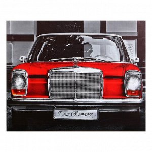 Картина на холсте "Красное авто" 40*50 см