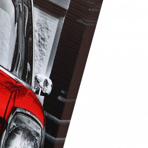 Картина на холсте "Красное авто" 40*50 см