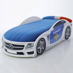 Кровать-машина UNO  Мерседес Полиция (для детей до 12 лет)