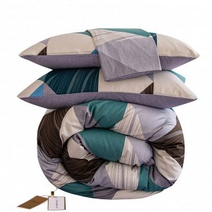 Viva home textile Комплект постельного белья  1,5СП Сатин 100% хлопок C602