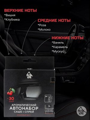 Автонабор ароматический "Вишнёвый мусс"