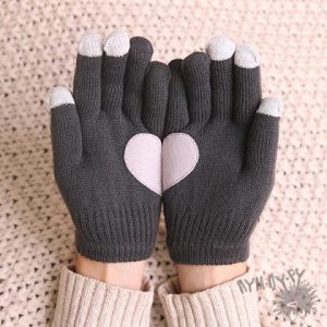 Touch-перчатки "Половинки сердца"