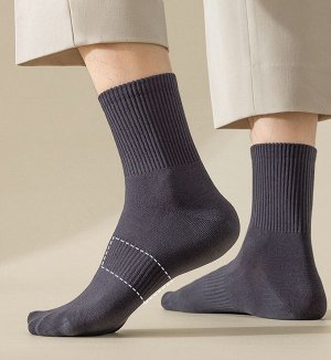 Мужские носки в рубчик хлопковые высокие 1 пара  (p-p 36-44)