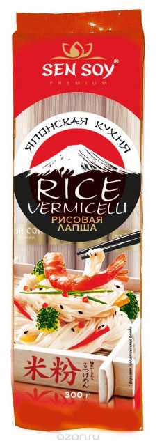 Сэнсой-лапша Rice Vermicelli 300г рисовая