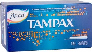 TAMPAX CEF Тампоны женские гигиенические с аппликатором Super Plus Duo 16шт