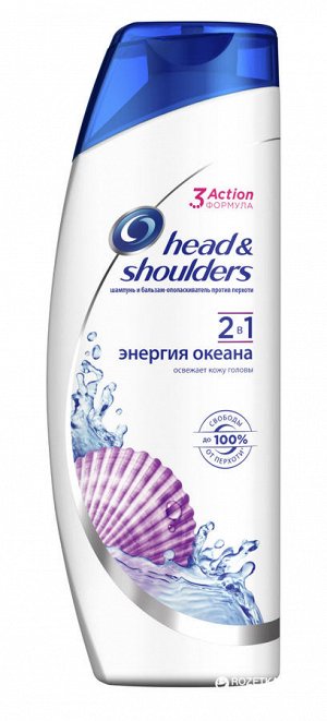 HEAD & SHOULDERS Шампунь 2в1 против перхоти Энергия океана 400мл