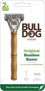 Bulldog Original Bamboo Razor - бритва с 5 лезвиями и ручкой из бамбука