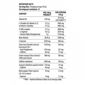 Предтрен Dorian Yates BLOOD&GUTS - 380 г.