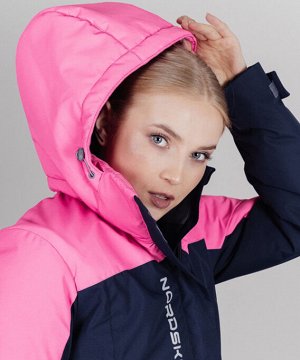 Утепленная куртка NORDSKI Mount Dark Blue/Pink W