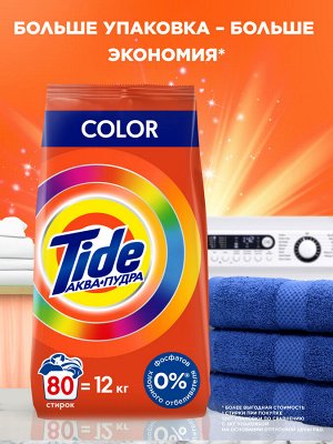 Стиральный порошок Автомат Tide Для чувствительной кожи Color 16 стирок 2,4 кг, Тайд