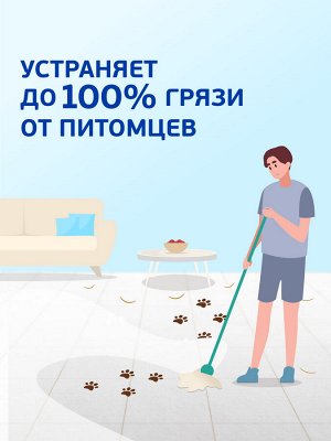 Моющая жидкость Mr. Proper для домов с собаками, 1л., Пропер
