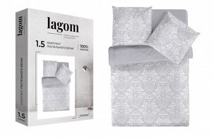 "LAGOM" Комплект постельного белья "Сконе" евро, 70х70см, поплин