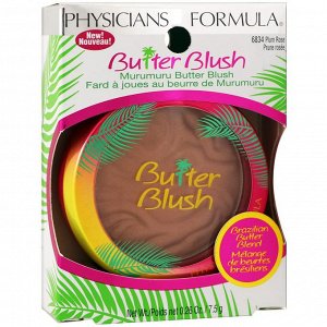 Physicians Formula, Inc., Румяна Butter Blush, темная роза, 0,26 унции (7,5 г)