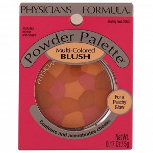 Physicians Formula, Inc., Многоцветные румяна, румяный персик, 0,17 унций (5 г)