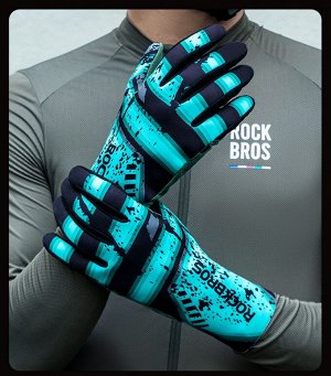 Теплые велосипедные перчатки Rockbros S341