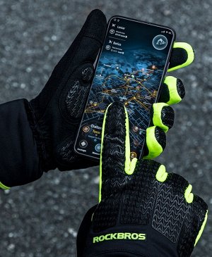 Зимние велосипедные перчатки Rockbros S339
