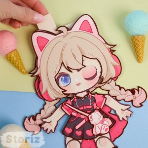 Кукла бумажная "Fashion", 59927