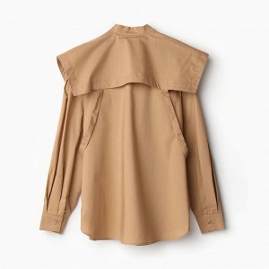 Блузка женская MINAKU: Casual Collection цвет бежевый