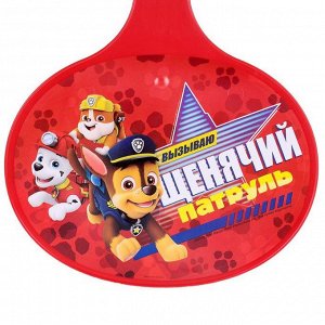 Ледянка  &quot;Вызываю Щенячий патруль&quot;, Paw Patrol, 310 х 410 х 4 мм, цвет красный