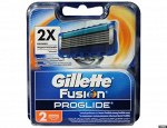 GILLETTE FUSION ProGlide Сменные кассеты для бритья 2шт