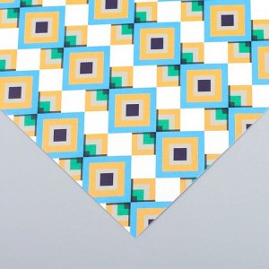 Бумага для скрапбукинга «Мозаика», плотность 180 г, 15.5x17 см