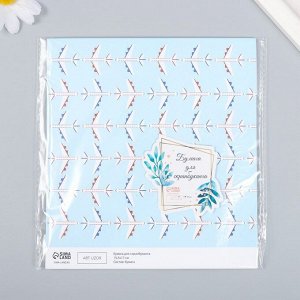 Бумага для скрапбукинга «Арт Узор. Самолёты», 180 г/м², 15.5x17 см