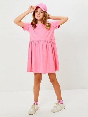 Платье детское для девочек Monrepo неоновый розовый