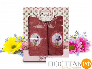 Комплект полотенец   Floralice (70x140, 50x90) 8120-08