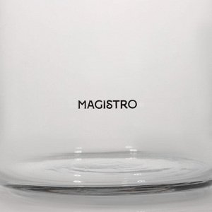 Чайник стеклянный заварочный Magistro «Мантана», 750 мл, с пластиковым ситом