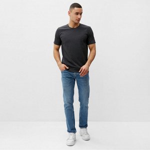 Футболка мужская MINAKU REGULAR FIT: антрацит