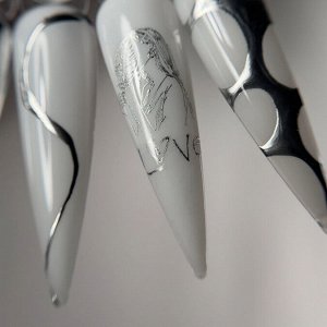 Metal gel Chrome MOOZ гель-краска серебряная NEW!