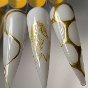 Metal gel Gold MOOZ гель-краска золотая NEW!