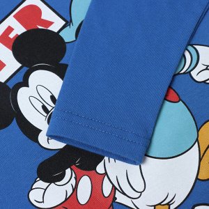 Футболка с длинным рукавом "Микки Маус и друзья", Disney, рост, синий