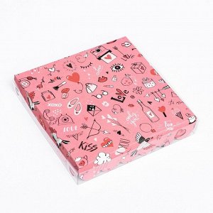 Коробка для печенья, Love you 18?18?3 см