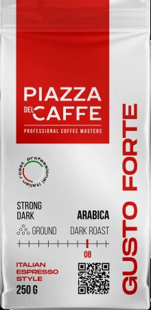 Кофе Пьяцца Del cafe Густо Форте 250 г мол. 1/12