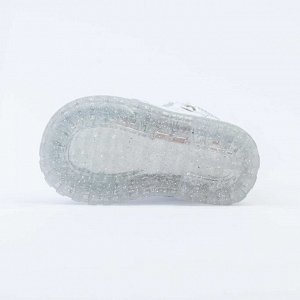 Серебрист. ботинки ясельные Нат. кожа