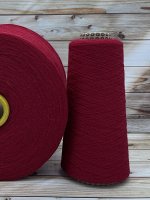 Пряжа для вязания 100 гр.,Cashwool 100% гребенной меринос  2400м/100г Багряново-красный
