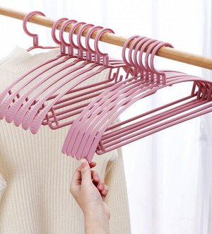 Набор плечиков для одежды (10 шт), полукруглые, цвет бежевый
