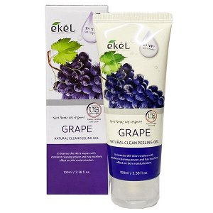 Пилинг-скатка с экстрактом винограда Ekel Grape Natural Clean Peeling Gel, 100мл