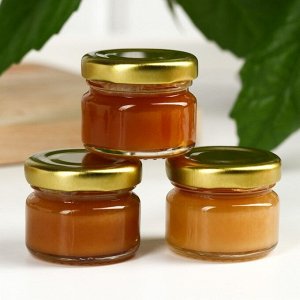 Набор «Вкусного и сладкого чаепития»: мёд разнотравье, мёд гречишный, мёд таёжный, 3 шт. х 30 г.