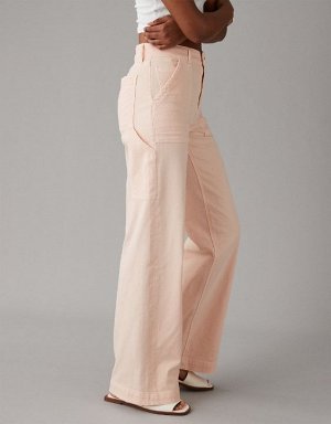 AE Dreamy Drape Stretch Super High-Waisted Baggy Wide-Leg Pant