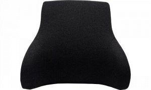 Подушка для автомобильного сидения под поясницу, 47x43см Черная