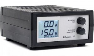 Устройство зарядно-предпусковое с функцией блока питания и вольтметра, 6/12В, ток заряда 0.8-20А, до 240Ач, для AGM, WET, GEL, EFB, щелочных и литиевых батарей, Вымпел-57, Орион